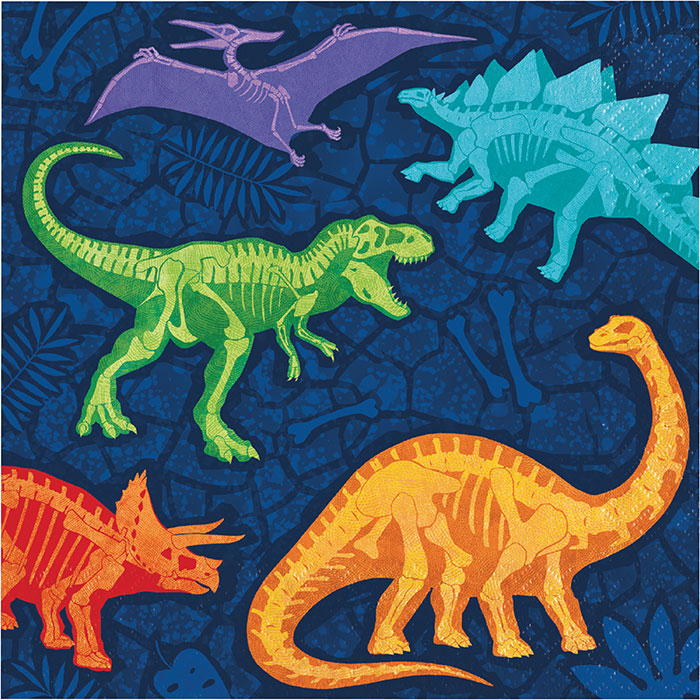 Bulk Dino Dig Luncheon Napkins (192 per Case)