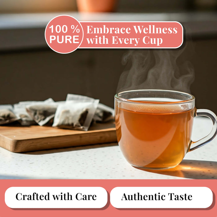 Guava Leaf Tea - 50 Bags, 100% Pure Guava Leaves (Te de Hojas de Guayaba) - Non-GMO, Vegan, Caffeine-Free