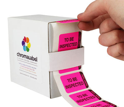 Removable Double-Layer Action™ Quality Control Labels - 1" x 1-1/2"