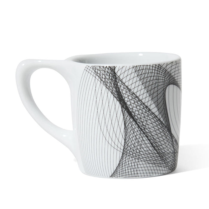 notNeutral x Chaim Machlev Lino Coffee Mug (10oz) - Dots to Lines White