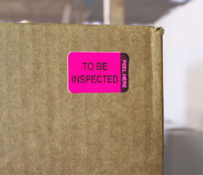 Removable Double-Layer Action™ Quality Control Labels - 1" x 1-1/2"