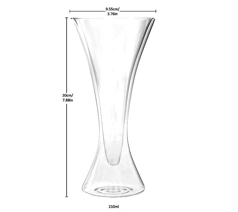 Double Walled Cocktail Martini Glasses - 210 mL / 7 fl. oz Set of 2 or 4