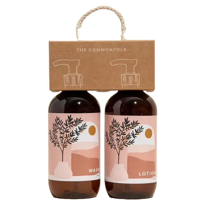 The Commonfolk Collective - 'The Lemon Tree' (Coconut + Lime) Wash & Lotion Kit (2x500ML)