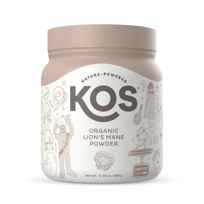 Kos Lions Mane Mushroom Powder Gluten Free 12.84 Oz