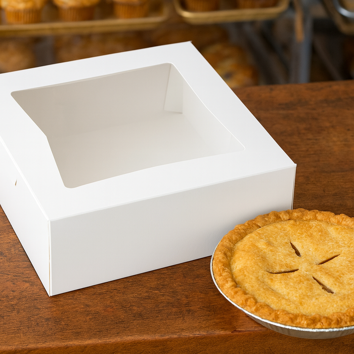 8x8x2.5" Window Bakery Box - 12ct or 24ct