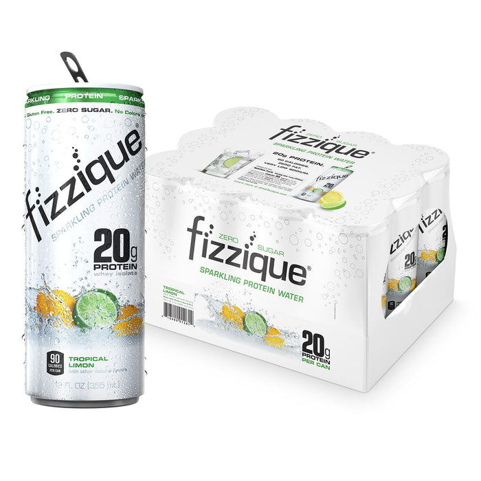 Fizzique - Water Sparkling Protein Limon - Case Of 12-12 Fz