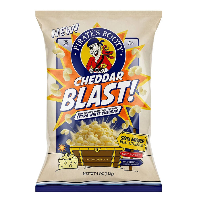 Pirate's Booty Blast Cheddar (Pack of 6 - 10 Oz)