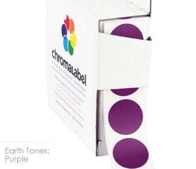 3/4" Permanent Round, Color-Code Dots: 1,000/Box