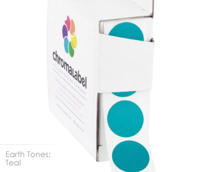 3/4" Permanent Round, Color-Code Dots: 1,000/Box