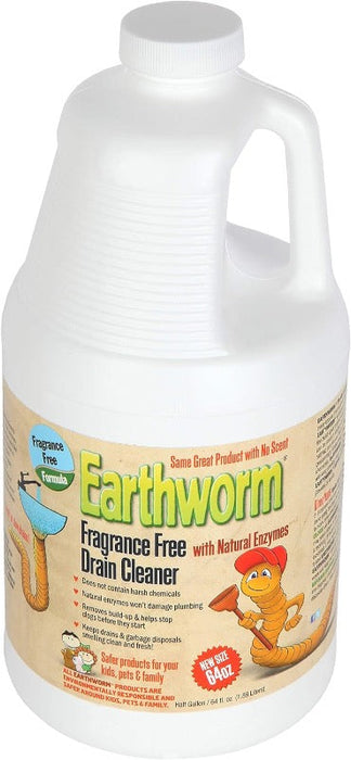 Earthworm Drain Cleaner . With Natural Enzymes | 6x32 Fl Oz.