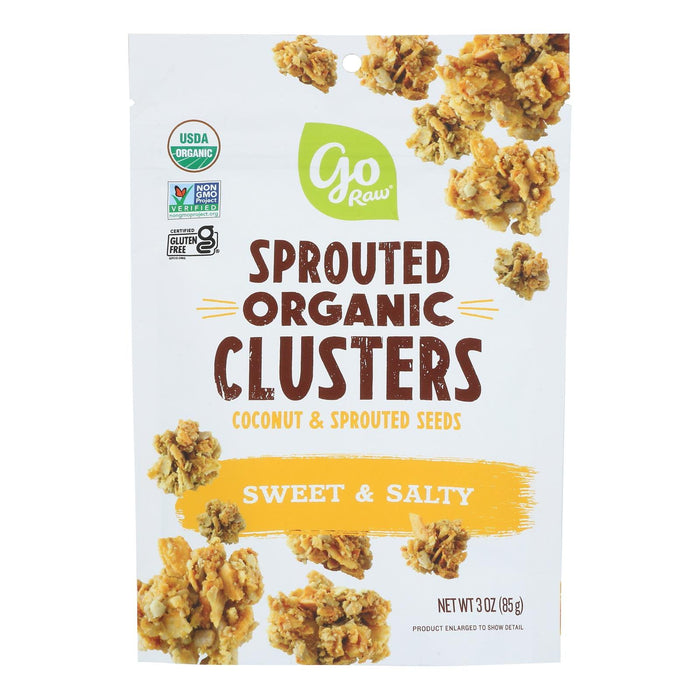 Go Raw Sweet Salt Coconut Clusters - 3 Oz, Pack of 6