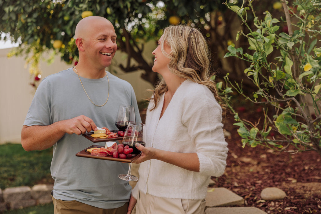 Rectangle Wine Appetizer Plate Set of 4