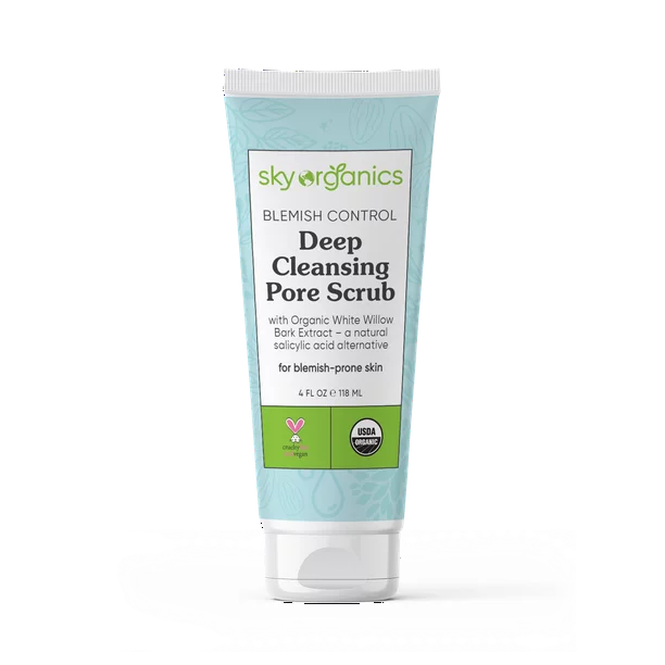 Sky Organics Blemish Control Pore Scrub - 4 Oz