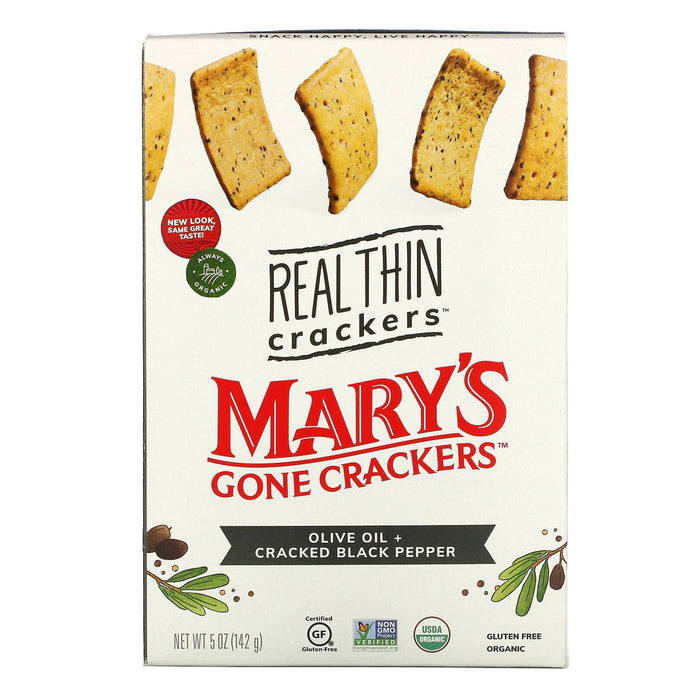 Mary's Gone Crackers - Raltham Crak Olivoilblpper, 6 - 5 Oz Packs