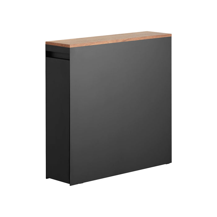 Pull-Out Bathroom Storage Cabinet - Steel + Wood