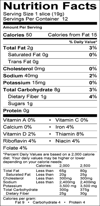 Ener-G Foods Light White Rice Loaf (Pack of 6 - 8 oz.)