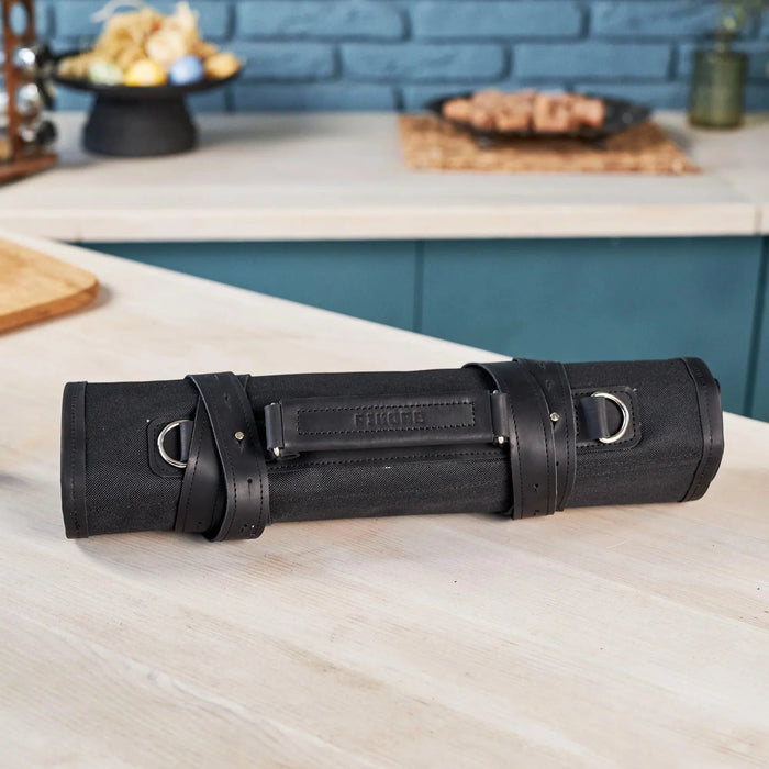 Waxed Canvas Knife Roll