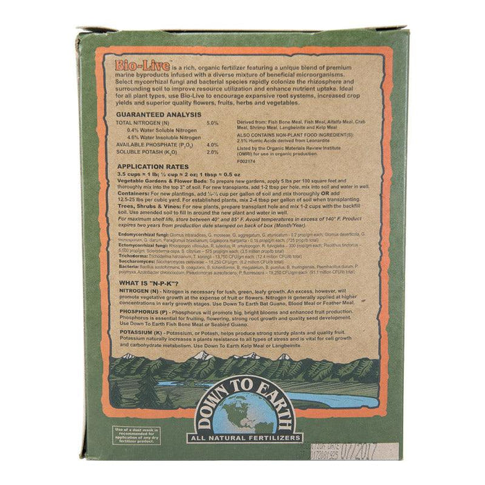 Bio-Live 5-4-2 Fertilizer (4 lb)