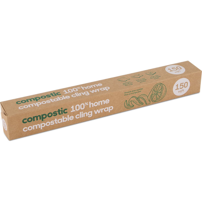 Compostic Food Wrap Cling - 150 Ft Case of 12