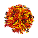 Fall jimmies seasonal sprinkle mix in red, orange, yellow and brown