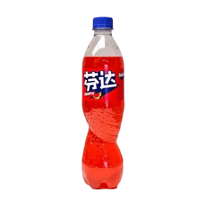 Fanta Watermelon – Refreshing Watermelon-Flavored Soda 500mL Bottle (China)