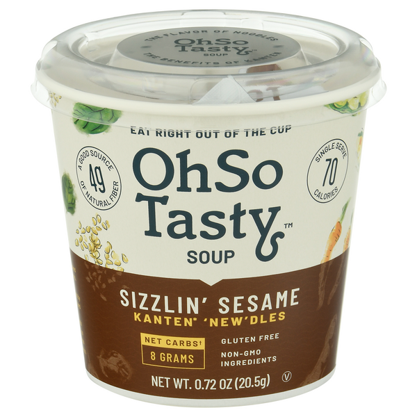 Ohso Tasty - Ndle Cup Sesame Instnt - Case Of 6-.72 Oz