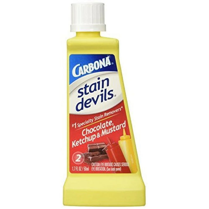 Carbona Stain Devil #2 Spot Remover for Ketchup, Sauce, Chocolate & Mustard (Case of 6, 1.7 Oz)