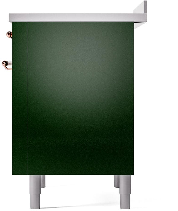 ILVE Nostalgie II 36 " Electric Range, Emerald Green, Copper Trim UPI366NMPEGP