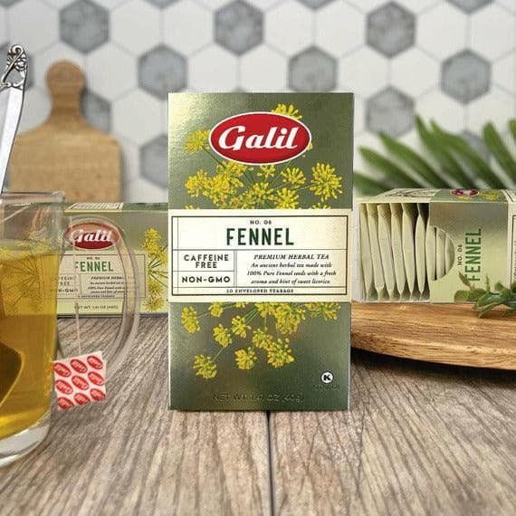 Fennel Herbal Tea | 20' Tea Bags | 1.41 oz | Galil