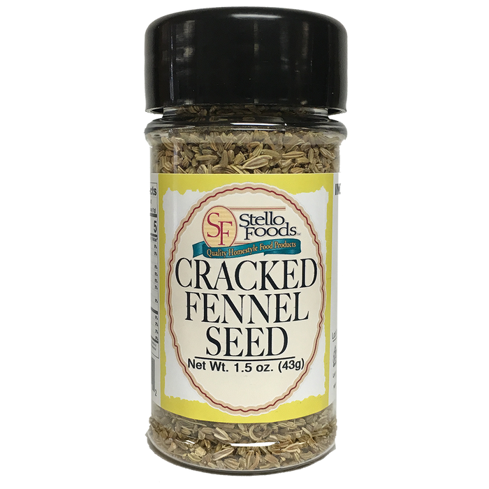 Stello Foods Spices - Fennel - Cracked 1.5 oz