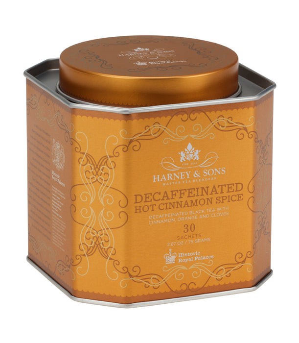 Decaf Hot Cinnamon Spice, HRP Tin of 30 Sachets