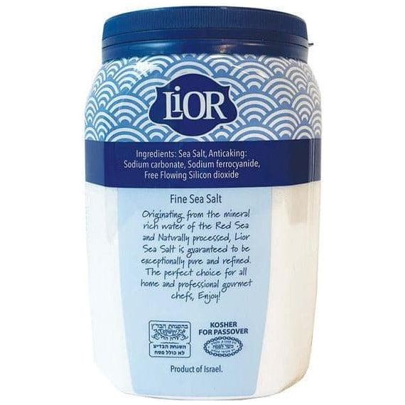 Fine Sea Salt | Chefs Jar | 35.2 oz (2.2 lbs) | LiOR