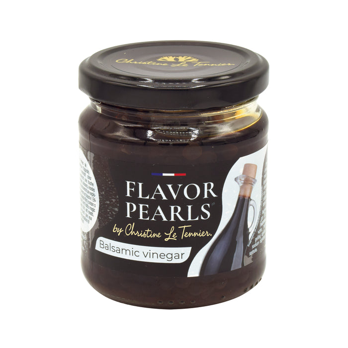 Balsamic Vinegar Flavor Pearls | Gourmet Culinary Garnish | 7 oz