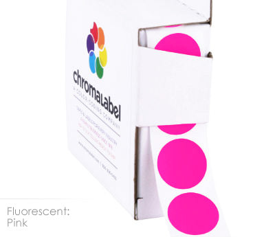 3/4" Permanent Round, Color-Code Dots: 1,000/Box