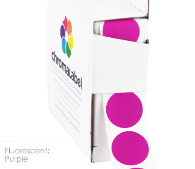 3/4" Permanent Round, Color-Code Dots: 1,000/Box