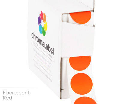 3/4" Permanent Round, Color-Code Dots: 1,000/Box