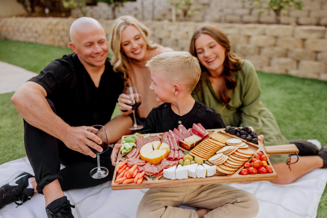 Acacia Grazing Charcuterie Sectioned Serving Board