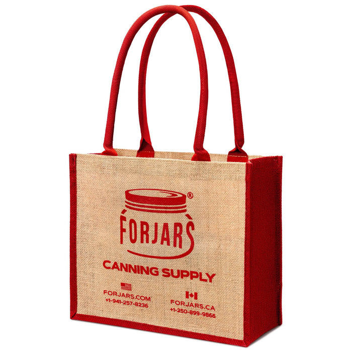 Reusable Burlap Tote Bags – Available in Two Sizes: Small & Medium
