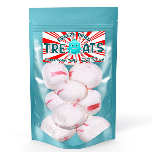 CandyFreeze Dried PeppermintFreeze Dried PeppermintSpecialty Food SourceTreat your tastebuds to some out-of-this-world pepperminty goodness with Freeze Dried Peppermint Bites! This 60g bag of freeze dried candy by Trendy Treats is like n