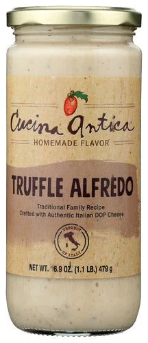 Cucina Antica Black Truffle Alfredo Sauce (6 - 8.5 oz.) Gluten-Free & Keto