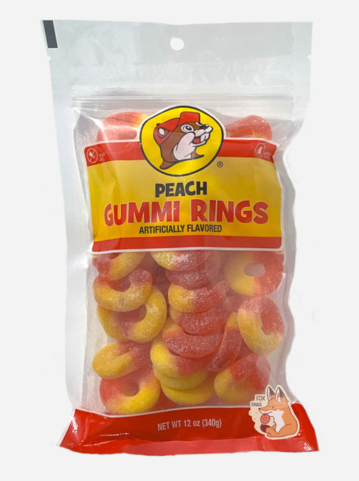 Buc-ee's Gummi Peach Rings