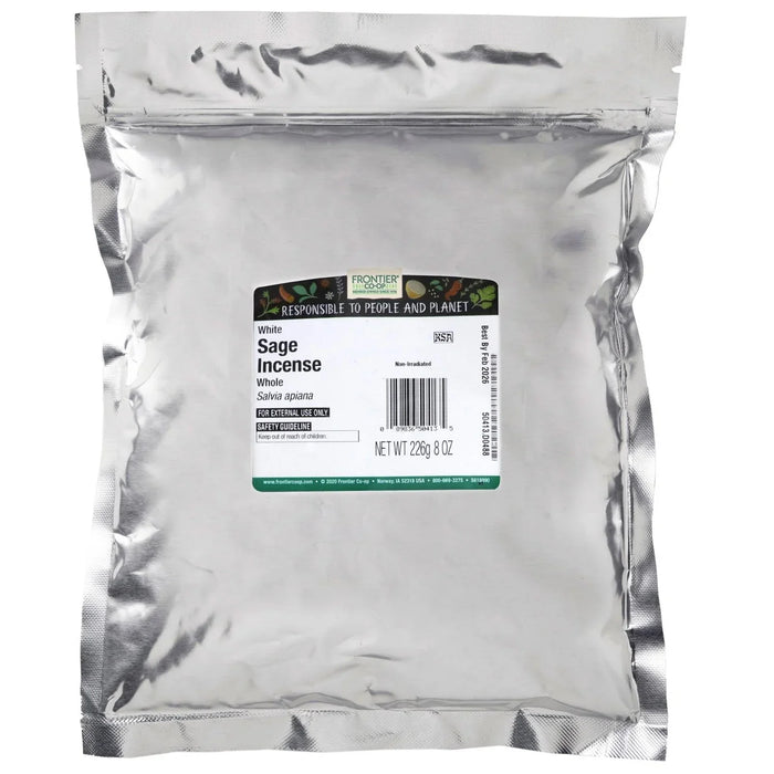 Frontier Natural Products Coop - White Sage Incense, 8 oz (Pack of 12) - Cleansing Smudge Sticks