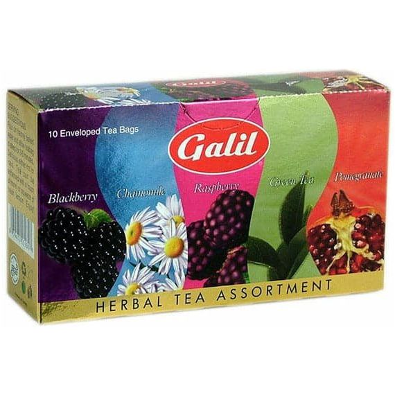 Fruit Assortment Tea | 10' Tea Bags | Galil