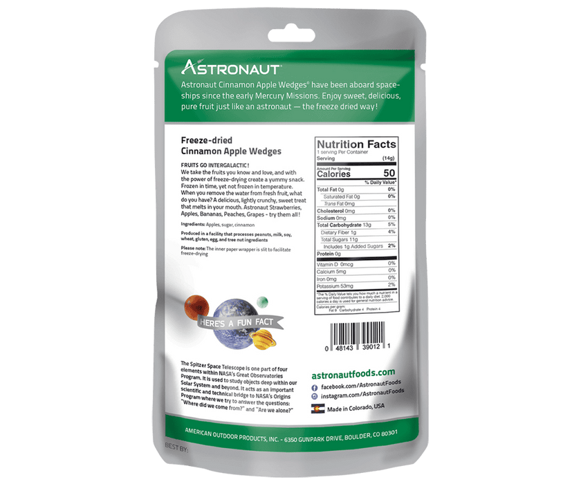 Freeze-Dried Cinnamon Apples