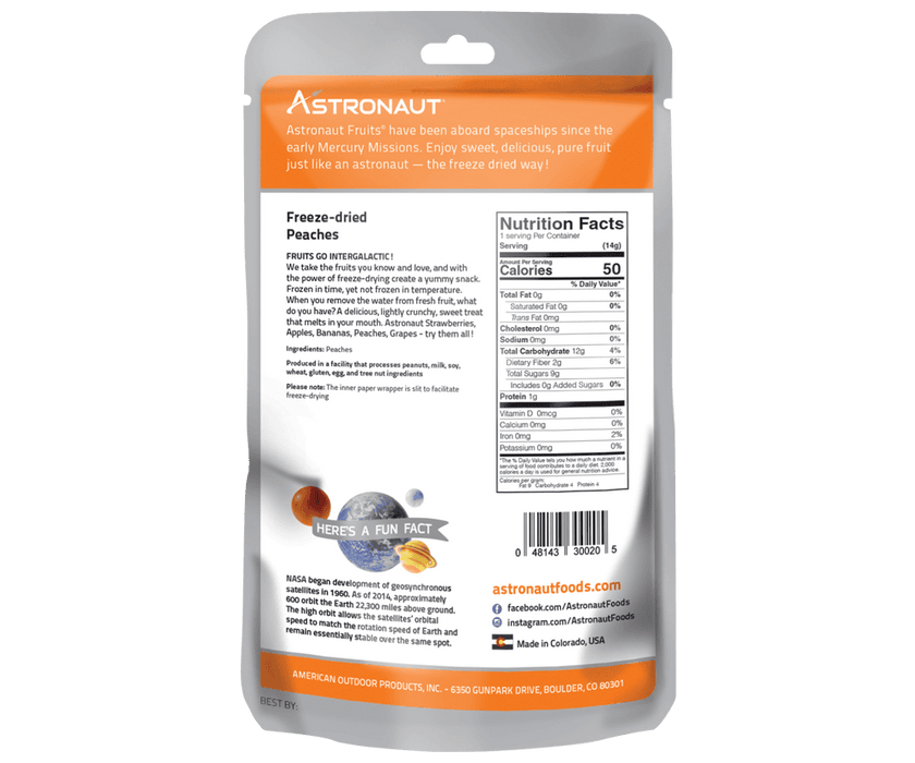 Freeze-Dried Peaches