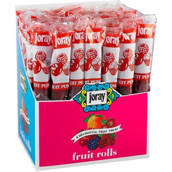 Fruit Punch Fruit Rolls | Real Fruit | .75 oz | Joray