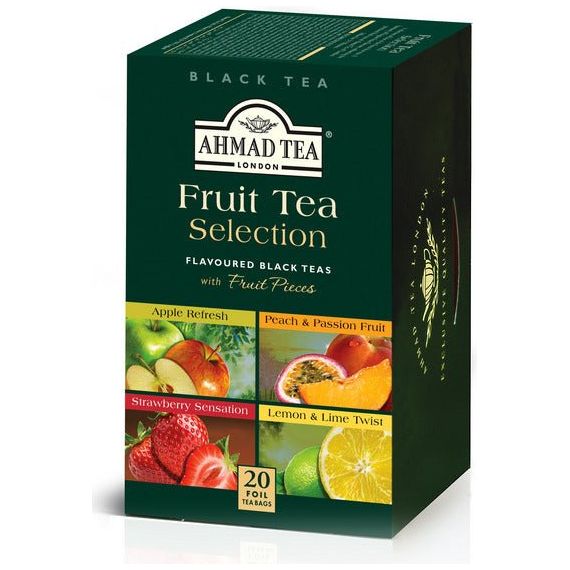 Fruit Selection - Black Tea | 5 x 4' Tea Bags | Ahmad Tea