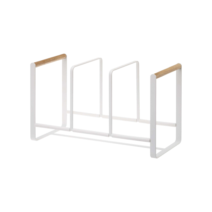 Vertical Plate Organizer - Steel + Wood - Thumbnail 5