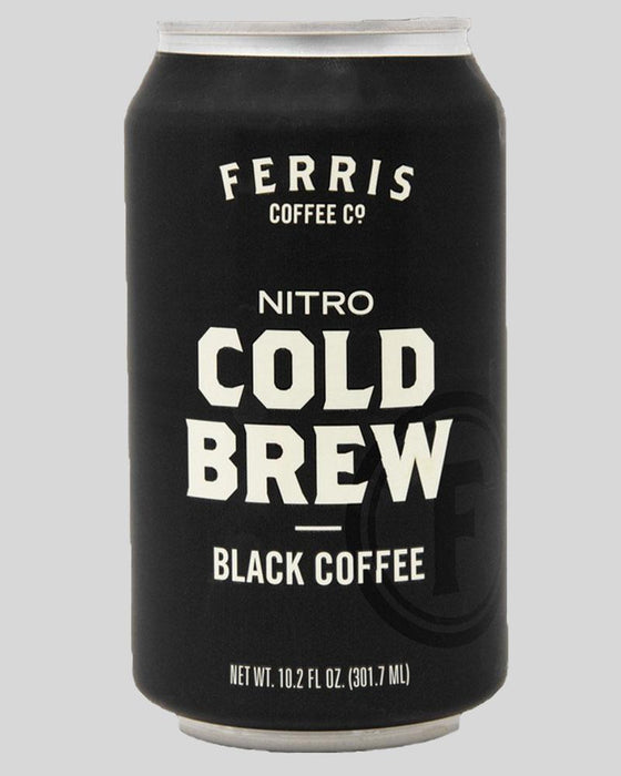 Ferris Nut Co. - Nitro Cold Brew Coffee, 10.2 fl oz (12 Count) - Canned Coffee Drinks