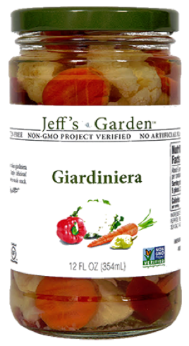 Jeff's Garden Giardiniera 6-Pack, 12 Fl. Oz. Each